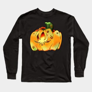 Stoner Pumpkin Long Sleeve T-Shirt
